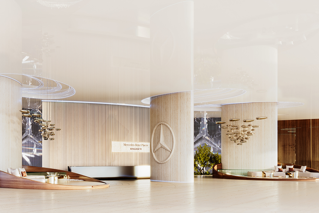 mercedes Benz Places by Binghatti downtown dubai
